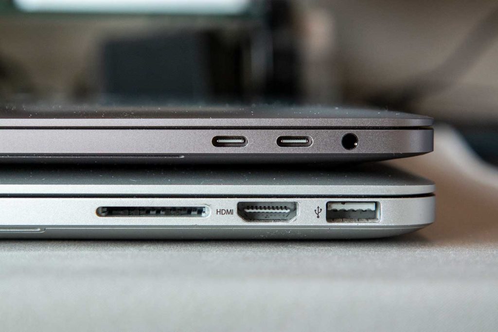 MacBook Proの厚さ比較