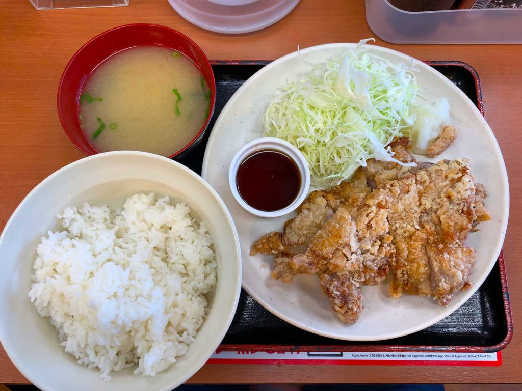 Sガストの若鶏竜田定食