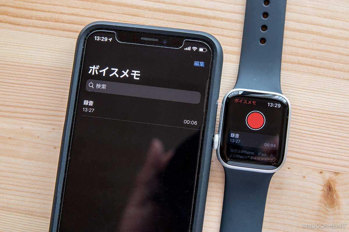 Apple WatchとiPhoneのボイスメモ同期