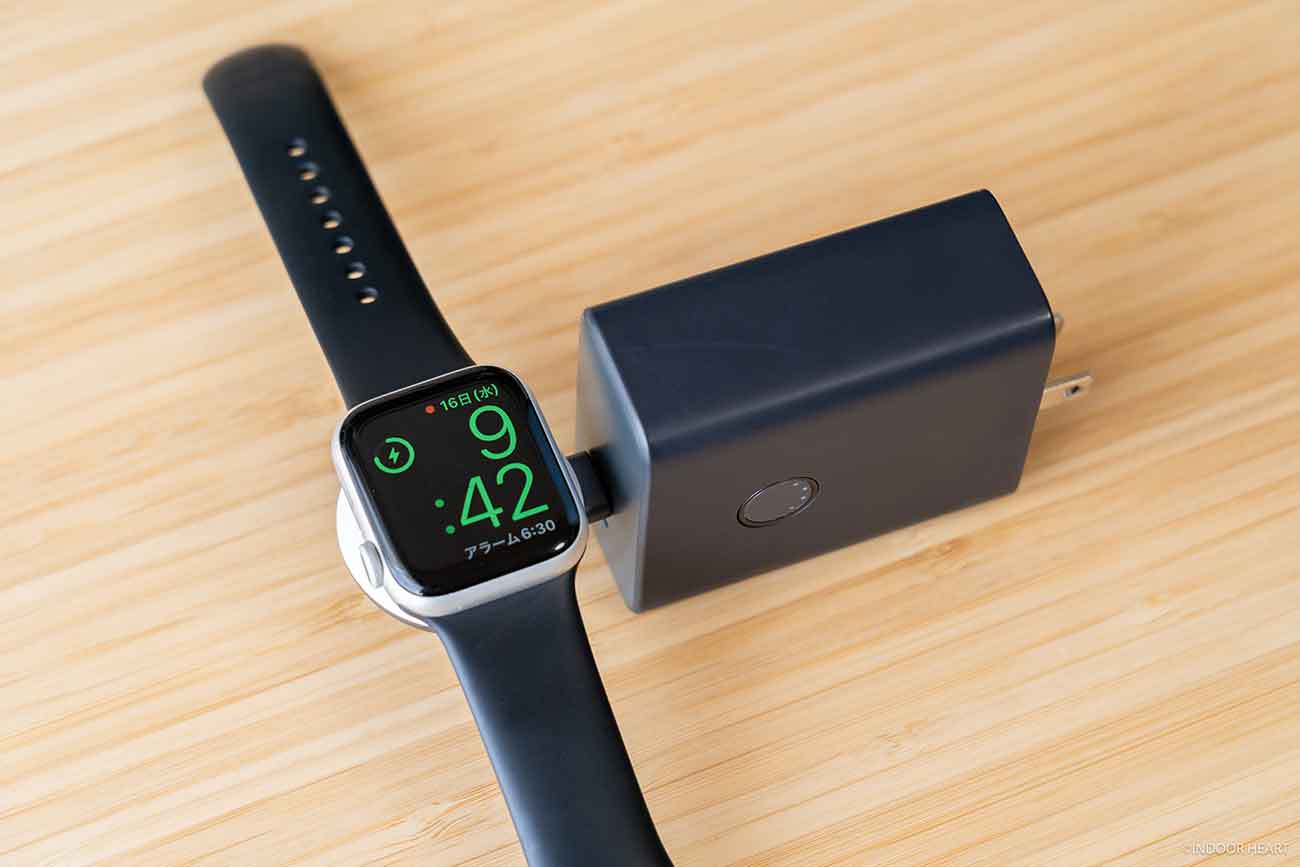 Apple Watchをモバイルバッテリーで充電