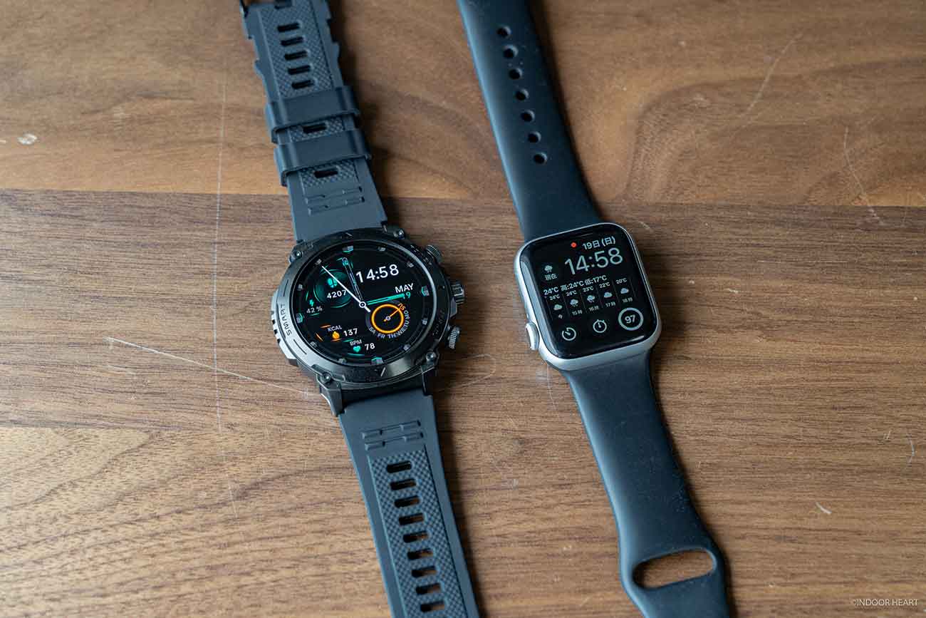 FOSMETのスマートウォッチ「LGW6」とApple Watch