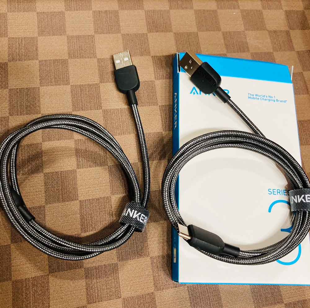 【2本セット】Anker 310 高耐久ナイロン USB-C & USB-A ケーブル