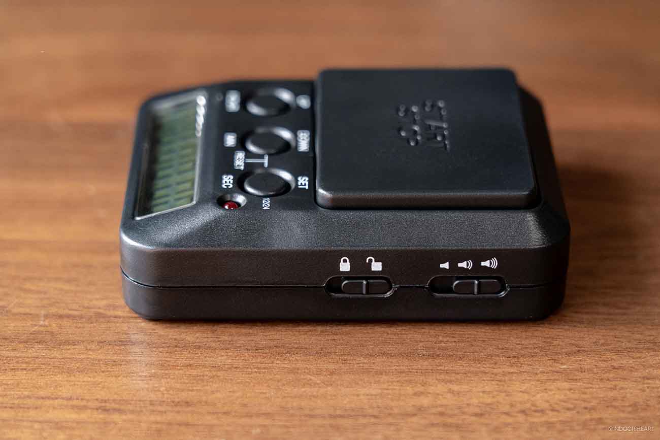 ドリテック「T-587BK」の側面