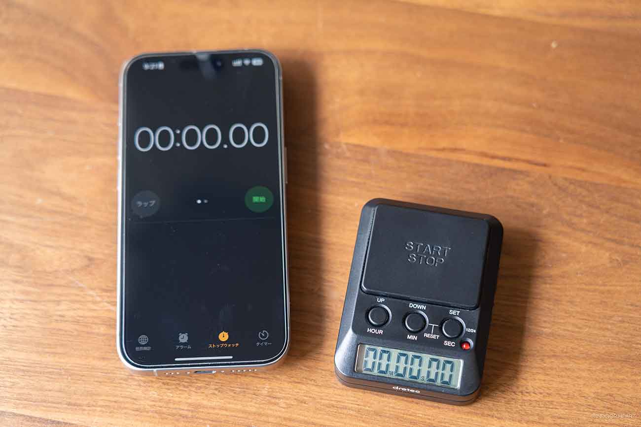 ドリテック「T-587BK」とスマホ