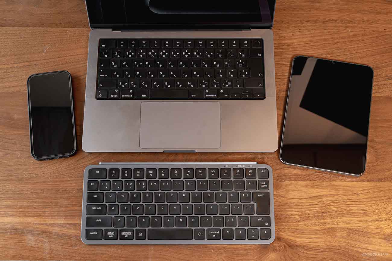 Keychron B1 Proは3台とペアリング可能
