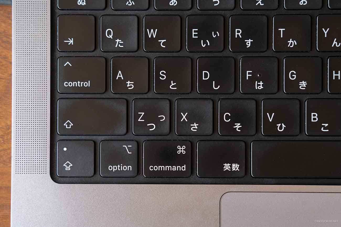 Macのキーボード配列