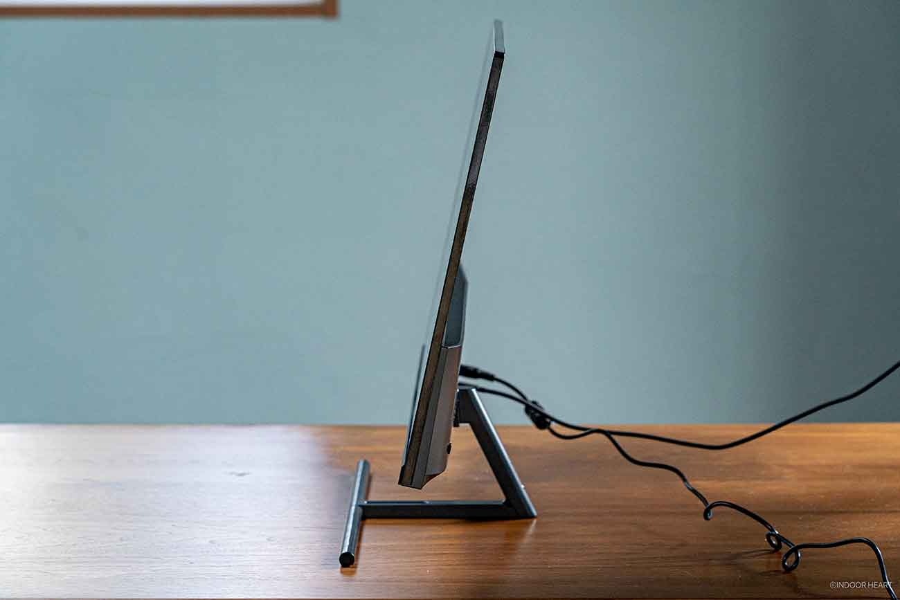 KTCの27インチ5Kモニター「H27P3」のスタンドの傾き可動域