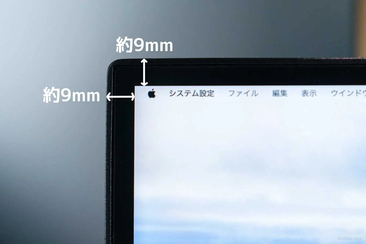 KTCの27インチ5Kモニター「H27P3」のベゼル