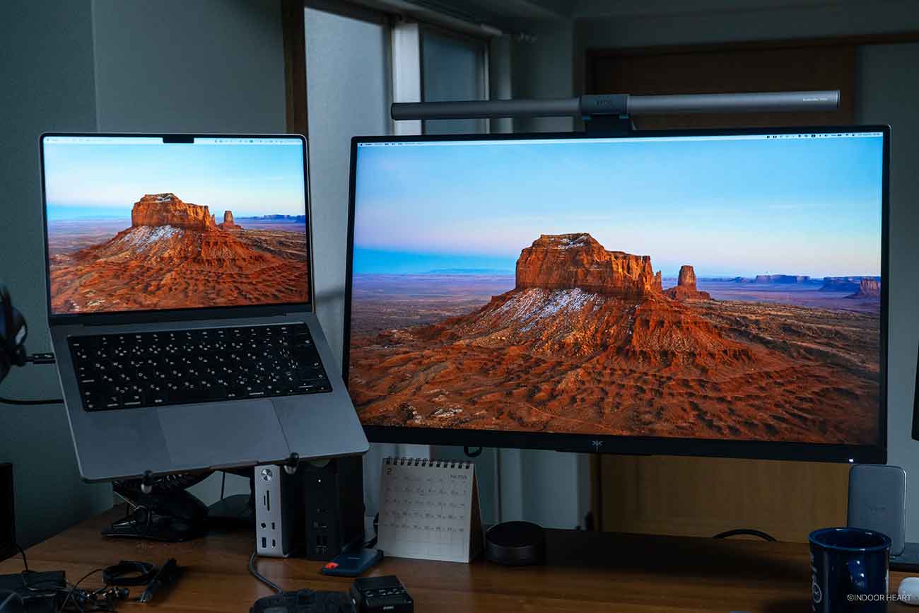 KTCの27インチ5Kモニター「H27P3」の色味比較