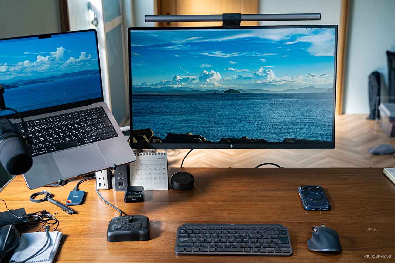 KTC「H27P3」があるデスク環境