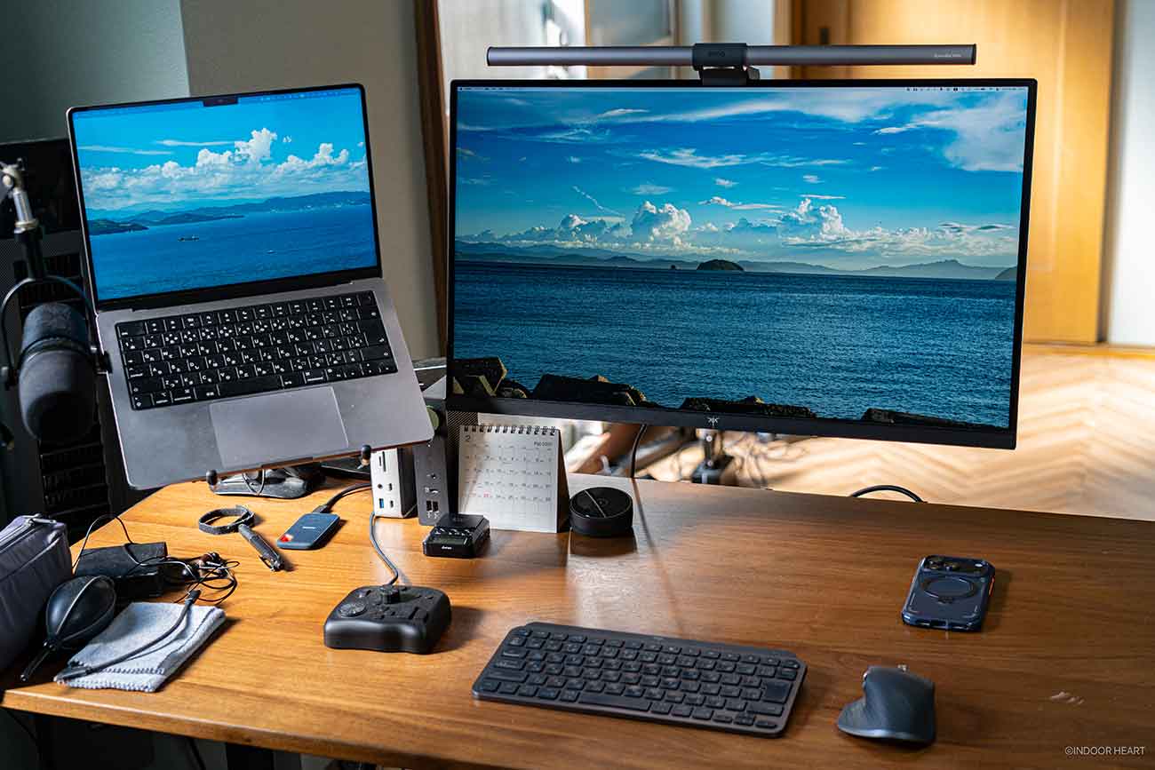 KTC「H27P3」にモニターアームを取りつけ