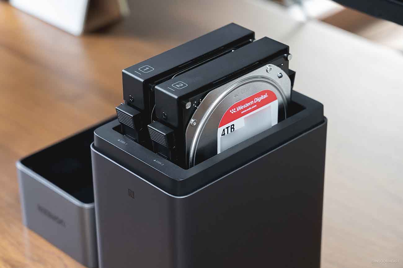 UGREEN NASync DH2300にHDDを入れる