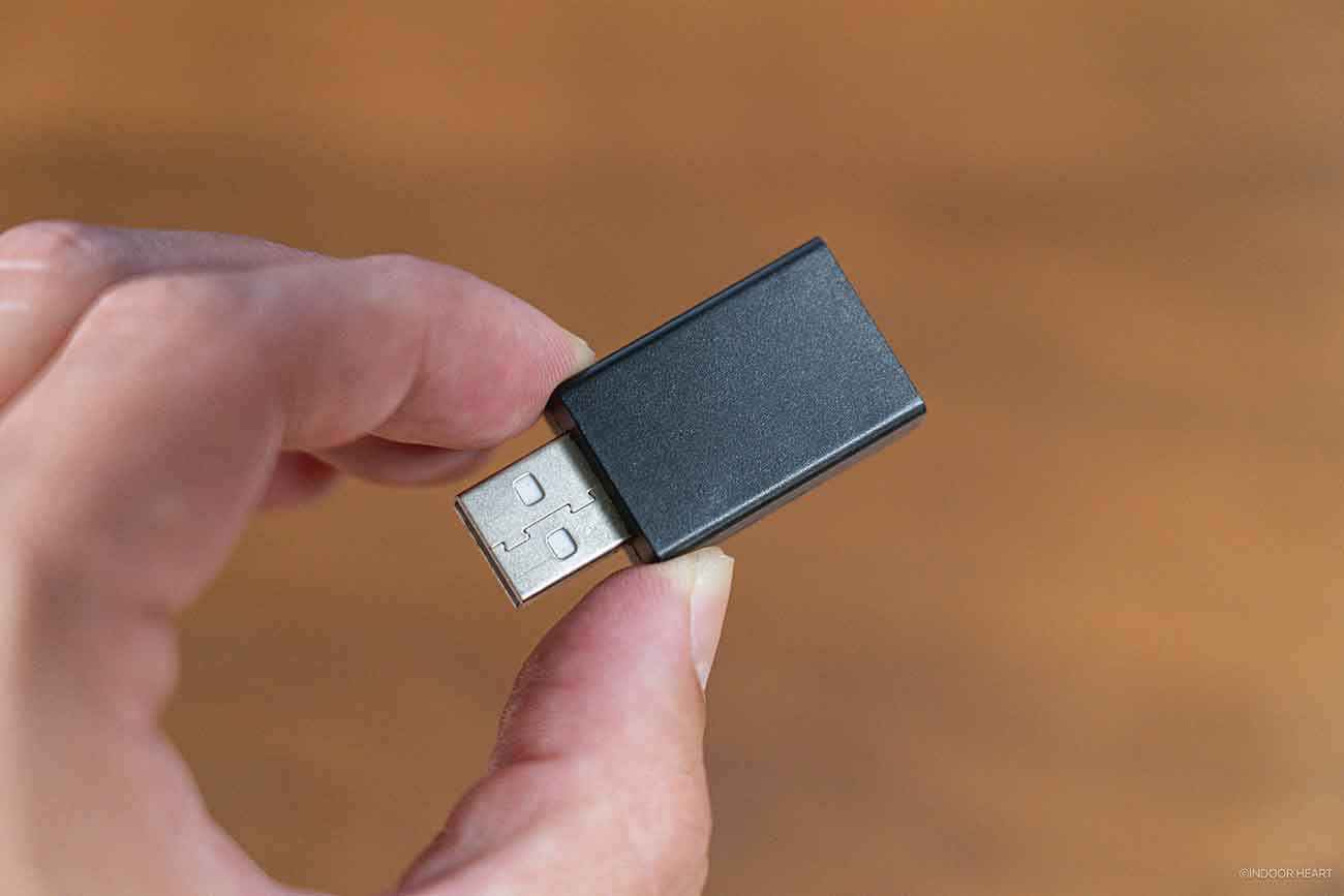 電源スイッチつきUSBアダプタ