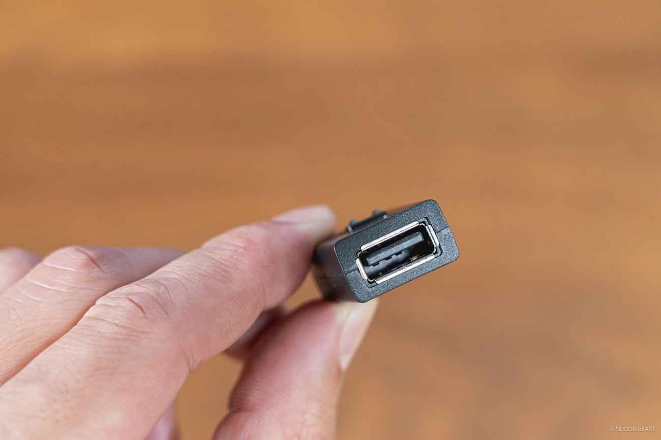 電源スイッチつきUSBアダプタ